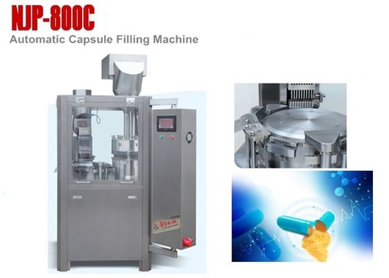Máquina de enchimento dura da cápsula NJP-800, auto máquina de enchimento farmacêutica da cápsula